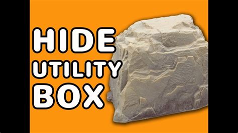 fake rock to hide electrical box|counterfeit rock covers.